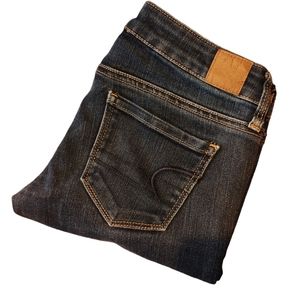 American Eagle Skinny Jeans, Size 4, Blue